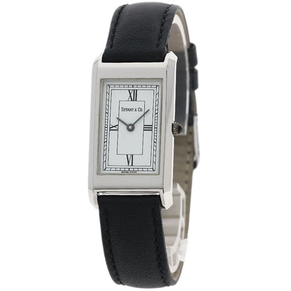 TIFFANY&Co. ティファニー クラシック スクエア 腕時計 SS レディース 中古