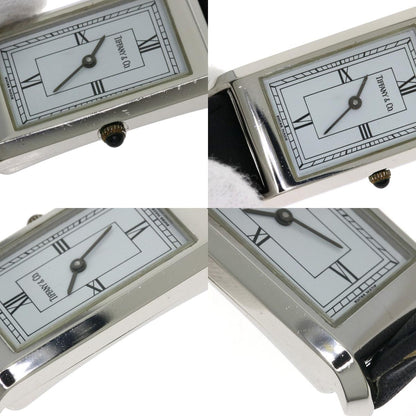 TIFFANY&Co. ティファニー クラシック スクエア 腕時計 SS レディース 中古