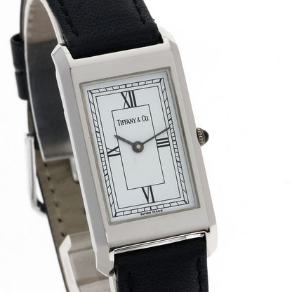 TIFFANY&Co. ティファニー クラシック スクエア 腕時計 SS レディース 中古
