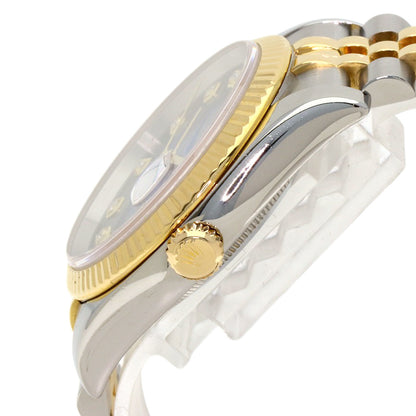 ROLEX ロレックス 116233G デイトジャスト 10P ダイヤモンド ブルーグラデーション 腕時計 SS メンズ 中古