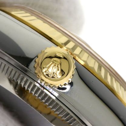 ROLEX ロレックス 69173G デイトジャスト 10P ダイヤモンド コンピューター文字盤 腕時計 SS レディース 中古