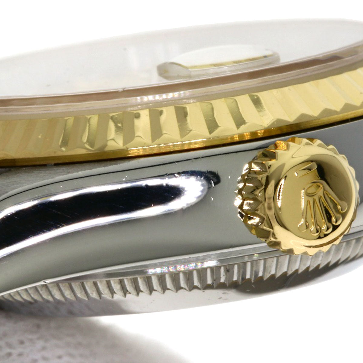 ROLEX ロレックス 69173G デイトジャスト 10P ダイヤモンド コンピューター文字盤 腕時計 SS レディース 中古