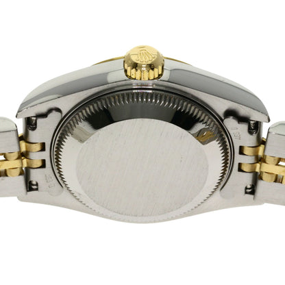 ROLEX ロレックス 69173G デイトジャスト 10P ダイヤモンド コンピューター文字盤 腕時計 SS レディース 中古