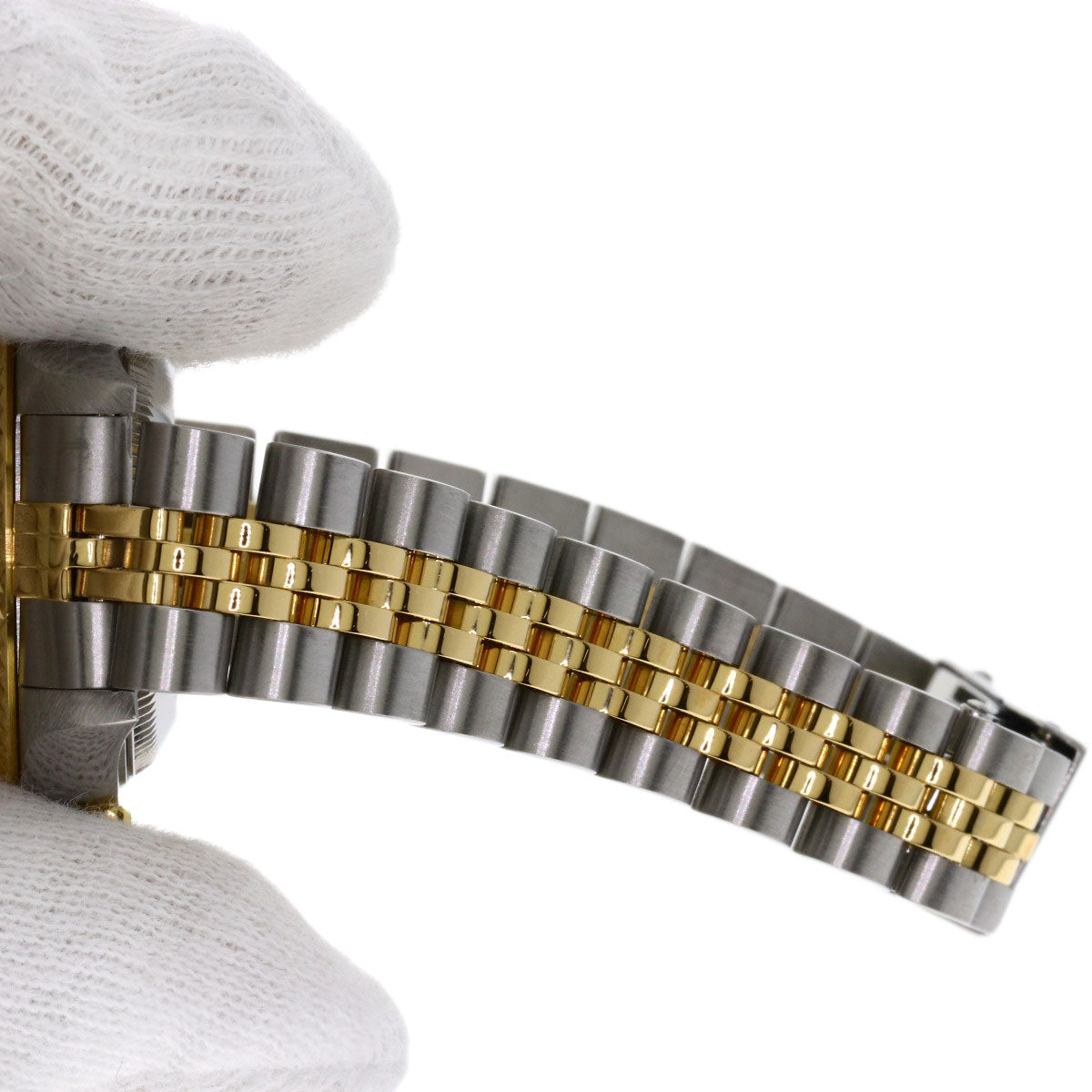 ROLEX ロレックス 69173G デイトジャスト 10P ダイヤモンド コンピューター文字盤 腕時計 SS レディース 中古