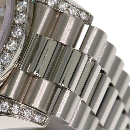 ROLEX ロレックス 69159G デイトジャスト 10P ダイヤモンド 腕時計 K18WG レディース 中古