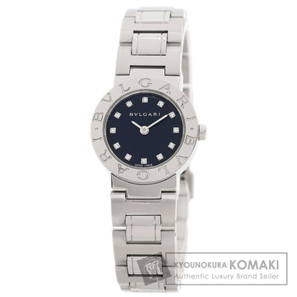 BVLGARI ブルガリ BB23SS ブルガリブルガリ 12P ダイヤモンド 腕時計 SS レディース 中古