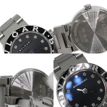 BVLGARI ブルガリ BB23SS ブルガリブルガリ 12P ダイヤモンド 腕時計 SS レディース 中古