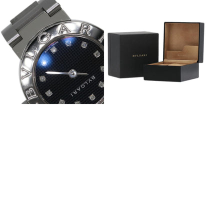 BVLGARI ブルガリ BB23SS ブルガリブルガリ 12P ダイヤモンド 腕時計 SS レディース 中古