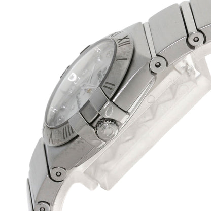 OMEGA オメガ 123.10.24.60.55.001 コンステレーション 12P ダイヤモンド 腕時計 SS レディース 中古