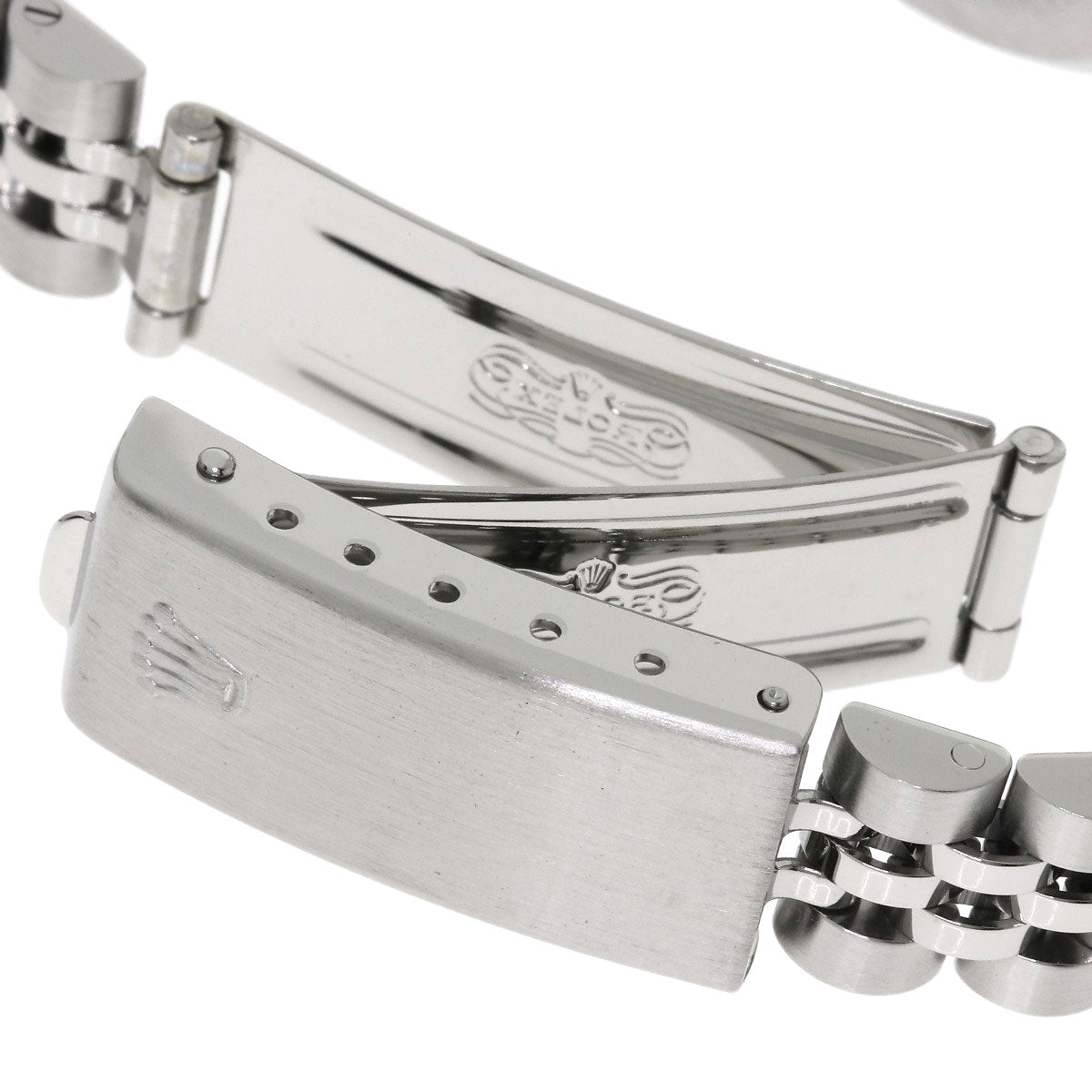 ROLEX ロレックス 69174G デイトジャスト 10P ダイヤモンド 腕時計 SS レディース 中古