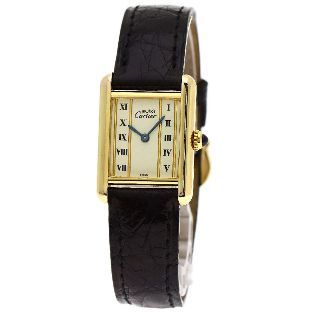 CARTIER カルティエ マストタンク 腕時計 SV レディース 中古
