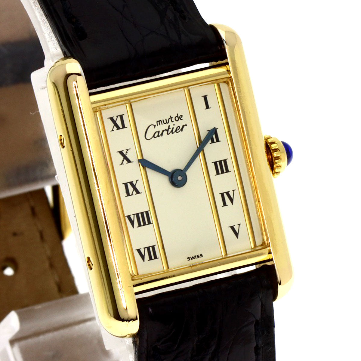 CARTIER カルティエ マストタンク 腕時計 SV レディース 中古