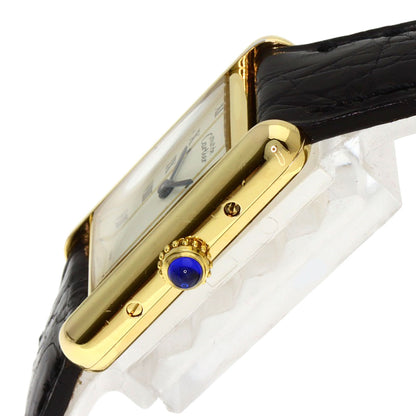 CARTIER カルティエ マストタンク 腕時計 SV レディース 中古