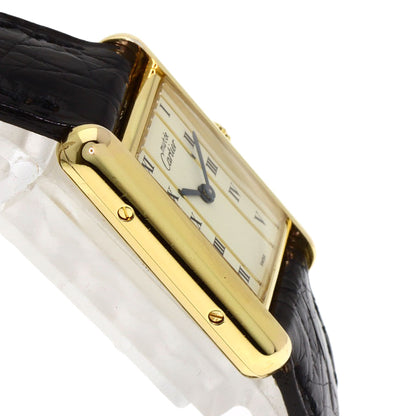 CARTIER カルティエ マストタンク 腕時計 SV レディース 中古