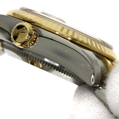 ROLEX ロレックス 179173G デイトジャスト 10P ダイヤモンド 腕時計 SS レディース 中古