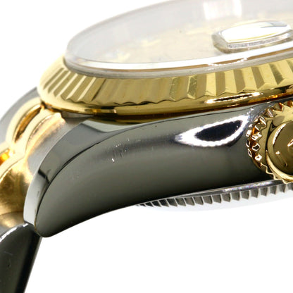 ROLEX ロレックス 179173G デイトジャスト 10P ダイヤモンド 腕時計 SS レディース 中古