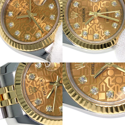ロレックス 179173G デイトジャスト 10P ダイヤモンド 腕時計 中古 商品画像19