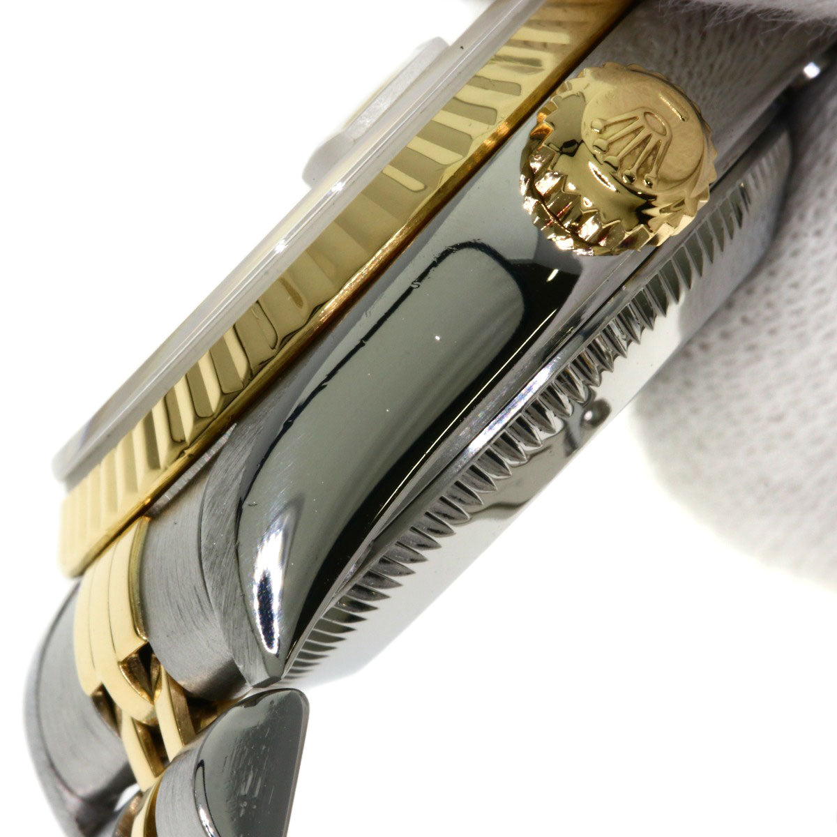 ROLEX ロレックス 79173G デイトジャスト 10P ダイヤモンド 腕時計 SS レディース 中古