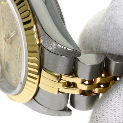 ROLEX ロレックス 79173G デイトジャスト 10P ダイヤモンド 腕時計 SS レディース 中古