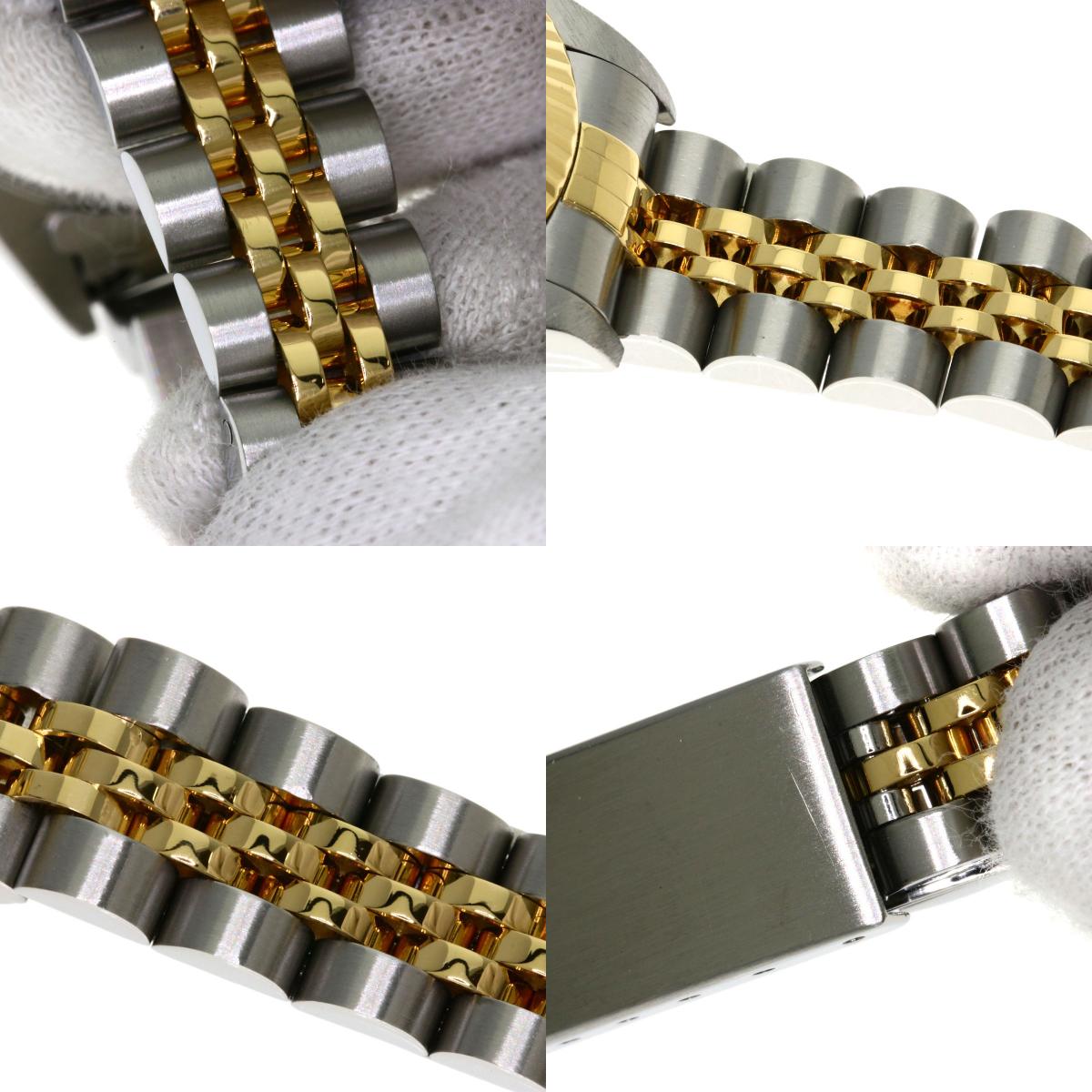 ROLEX ロレックス 79173G デイトジャスト 10P ダイヤモンド 腕時計 SS レディース 中古
