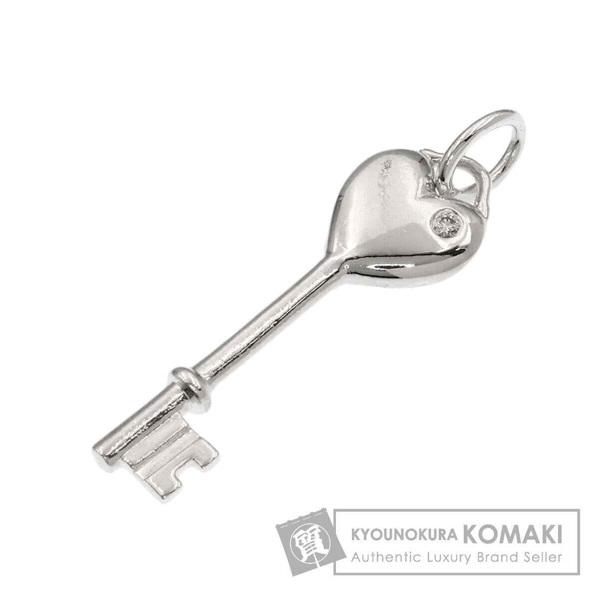 ティファニー ハートキー 1P ダイヤモンド ペンダントトップ 中古 商品画像1