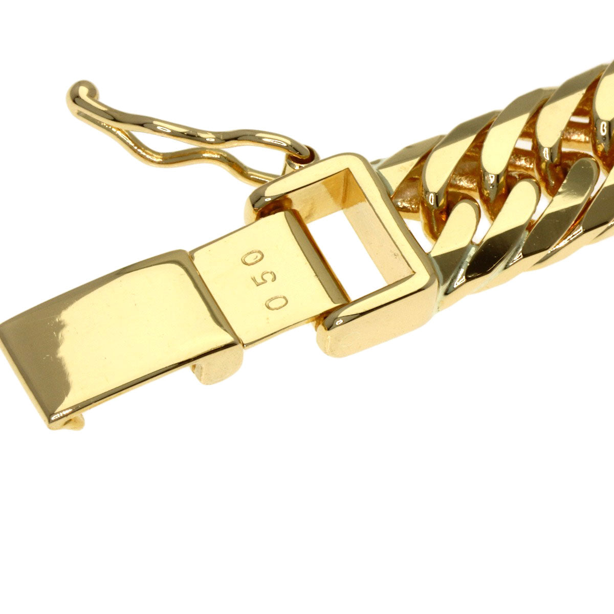 SELECT JEWELRY セレクトジュエリー 喜平 W8面 ダイヤモンド ブレスレット K18YG レディース 中古
