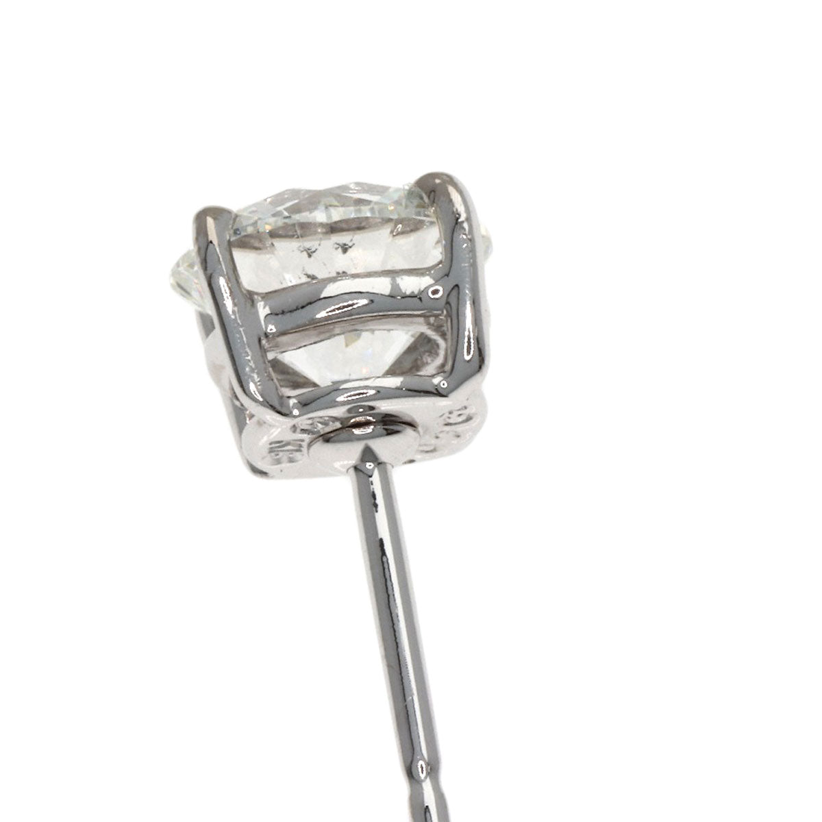 MIKIMOTO ミキモト ダイヤモンド ピアス K18WG レディース 中古