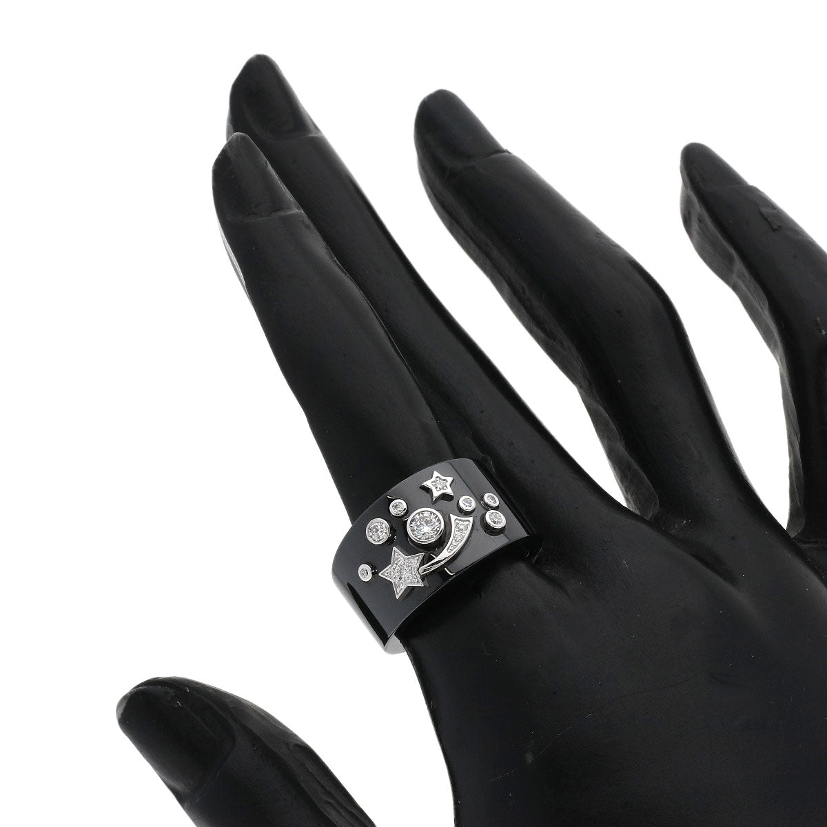 シャネル コスミック ドゥ シャネル コメット ダイヤモンド セラミック #52 リング・指輪 中古 商品画像9