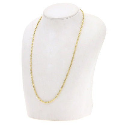 SELECT JEWELRY セレクトジュエリー バレストラ チェーン ネックレス K18YG レディース 中古