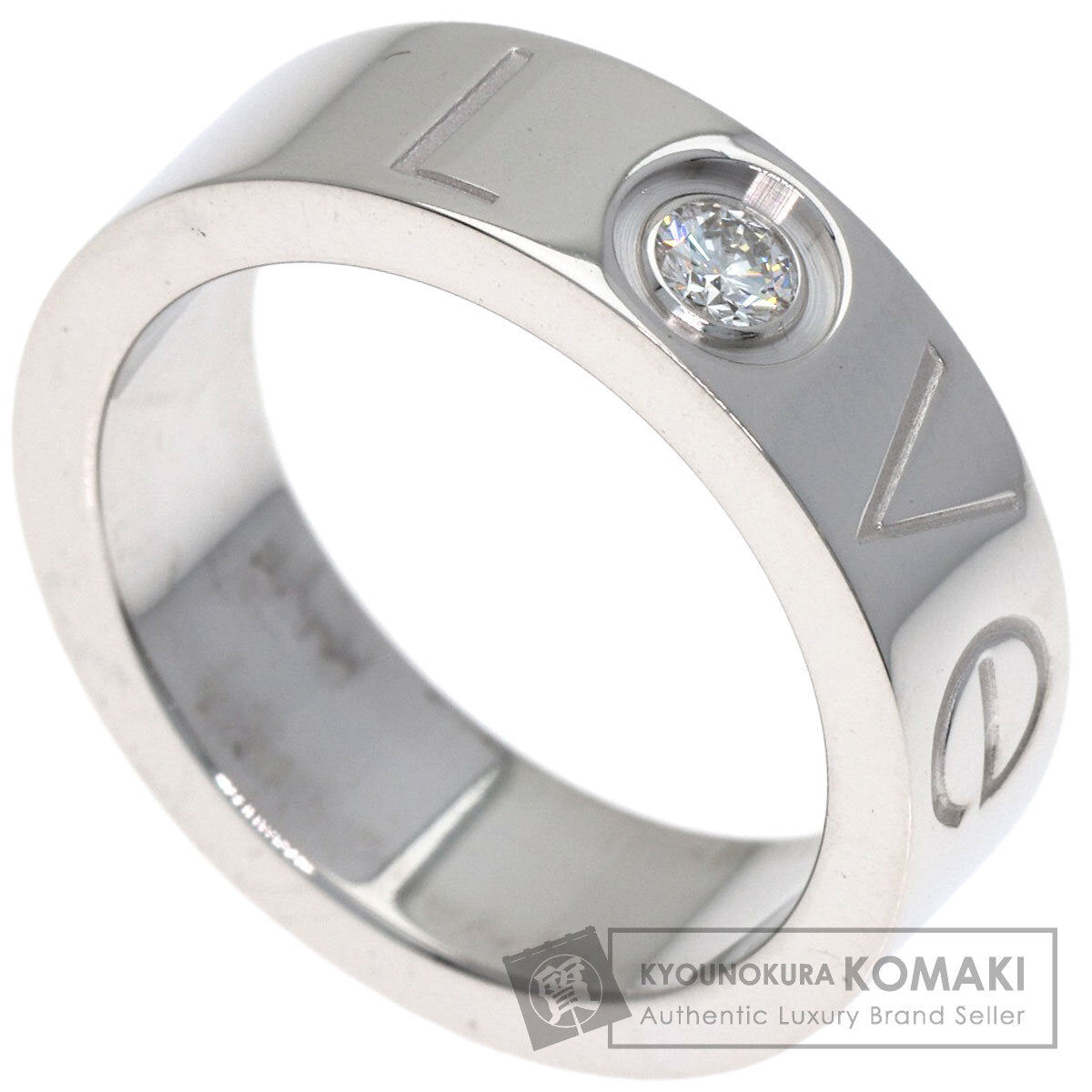 カルティエ ラブリング 1P ダイヤモンド 2006年 クリスマス限定 #47 リング・指輪 中古 商品画像1