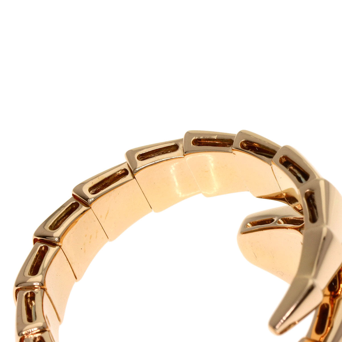 BVLGARI ブルガリ セルペンティ ヴァイパー ダイヤモンド XXL リング・指輪 K18PG レディース 中古