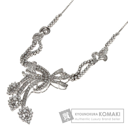 SELECT JEWELRY セレクトジュエリー ダイヤモンド ネックレス K18WG レディース 中古