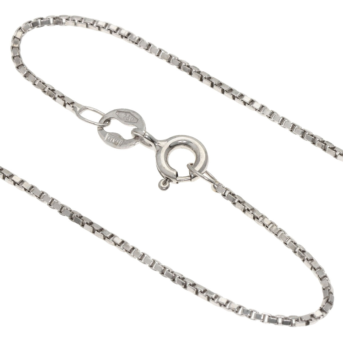 SELECT JEWELRY セレクトジュエリー ダイヤモンド ネックレス K18WG レディース 中古