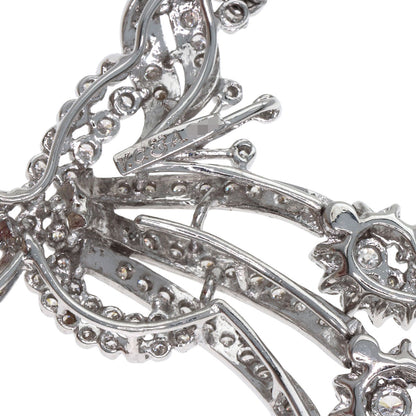 SELECT JEWELRY セレクトジュエリー ダイヤモンド ネックレス K18WG レディース 中古