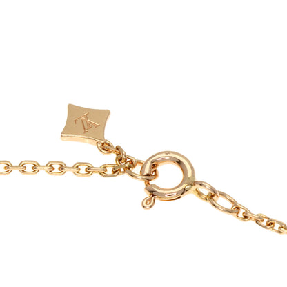 LOUIS VUITTON ルイヴィトン 4モチーフ ブロッサム BB マザーオブパール ダイヤモンド Q95596 ブレスレット K18PG レディース 中古