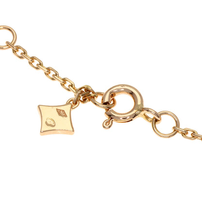 LOUIS VUITTON ルイヴィトン 4モチーフ ブロッサム BB マザーオブパール ダイヤモンド Q95596 ブレスレット K18PG レディース 中古