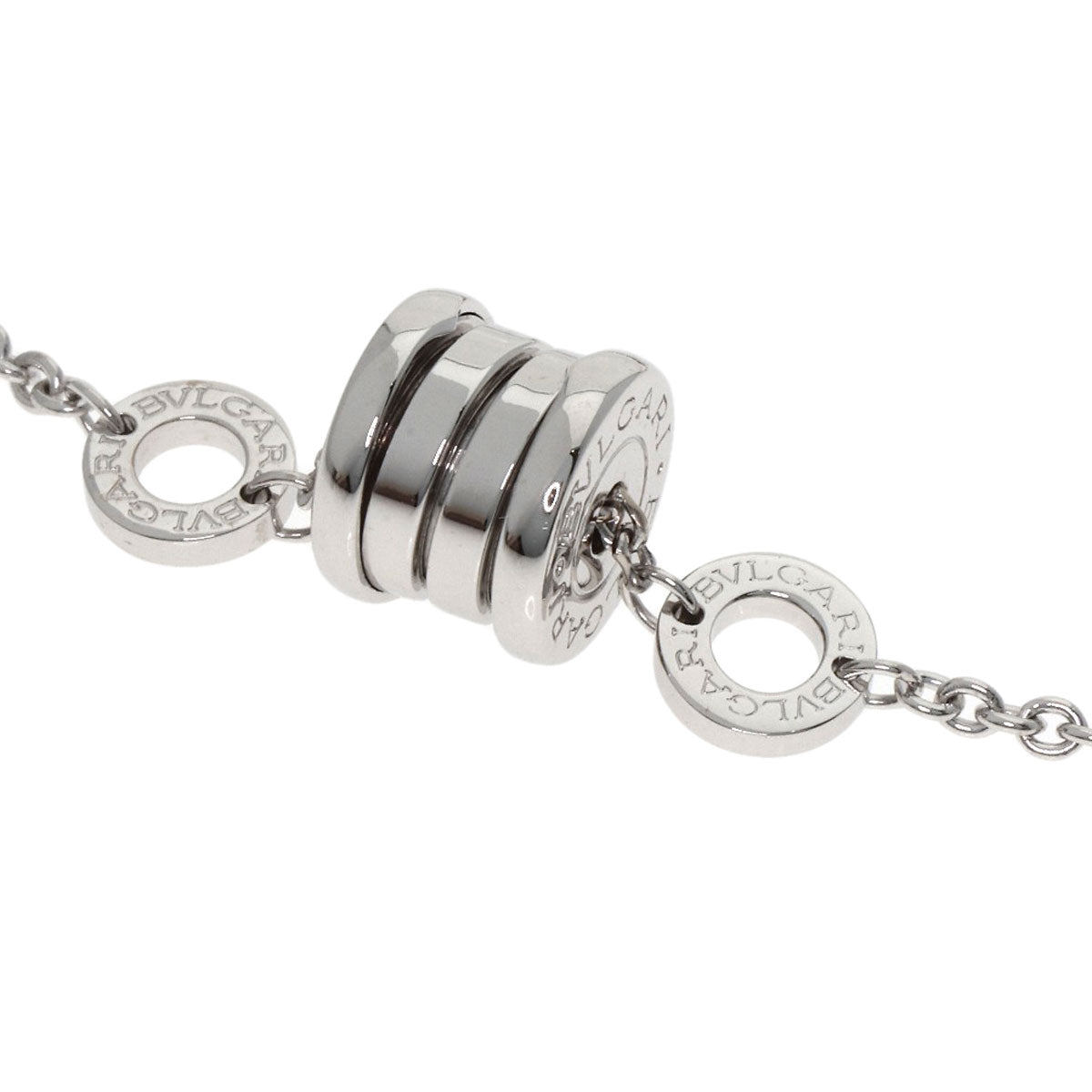 BVLGARI ブルガリ B-zero1 ビーゼロワン エレメント ブレスレット K18WG レディース 中古