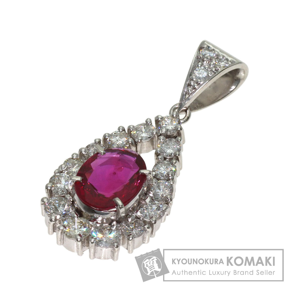 セレクトジュエリー ルビー ダイヤモンド ペンダントトップ 中古 商品画像1