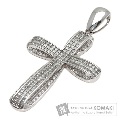 セレクトジュエリー クロス ダイヤモンド ペンダントトップ 中古 商品画像1