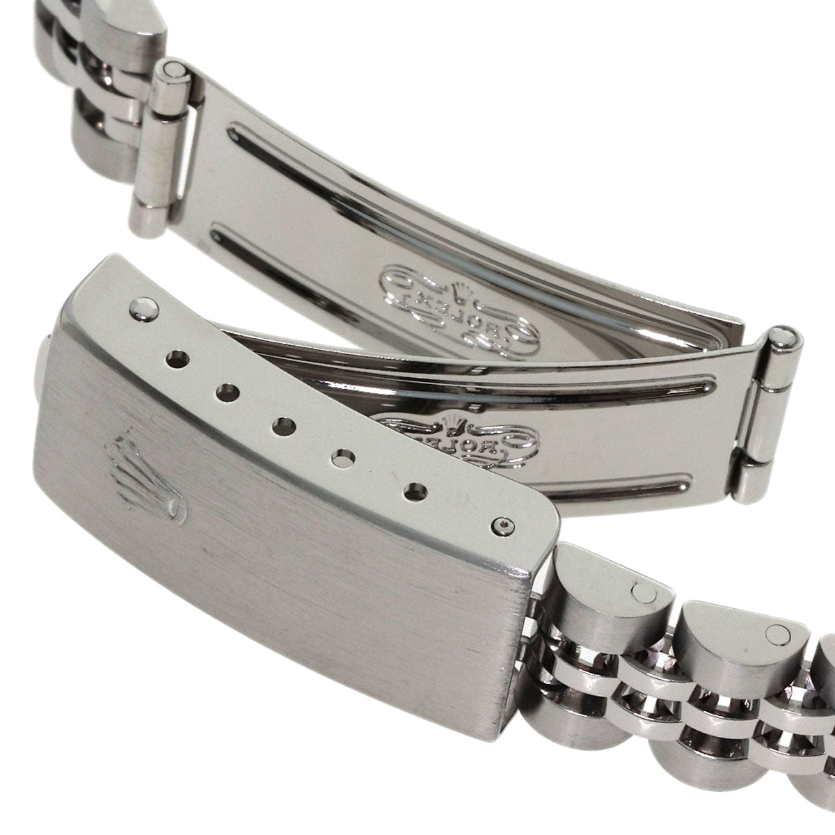 ROLEX ロレックス 79174NG デイトジャスト 10P ダイヤモンド 腕時計 SS レディース 中古