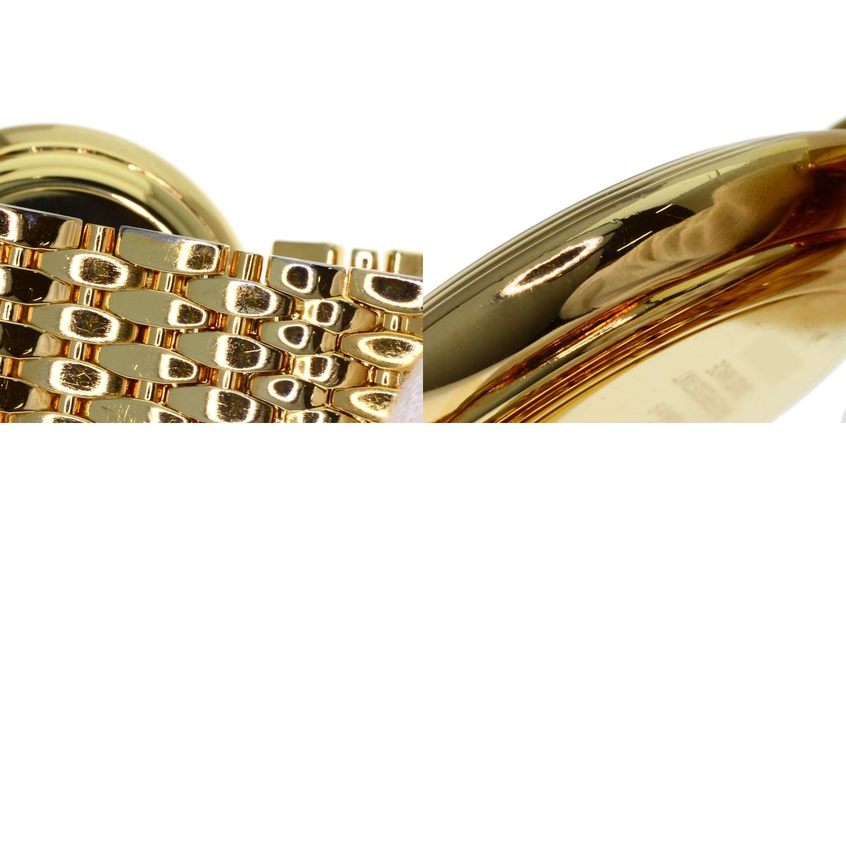 CHRISTIAN DIOR クリスチャンディオール D68-150 ラウンドフェイス 腕時計 GP レディース 中古