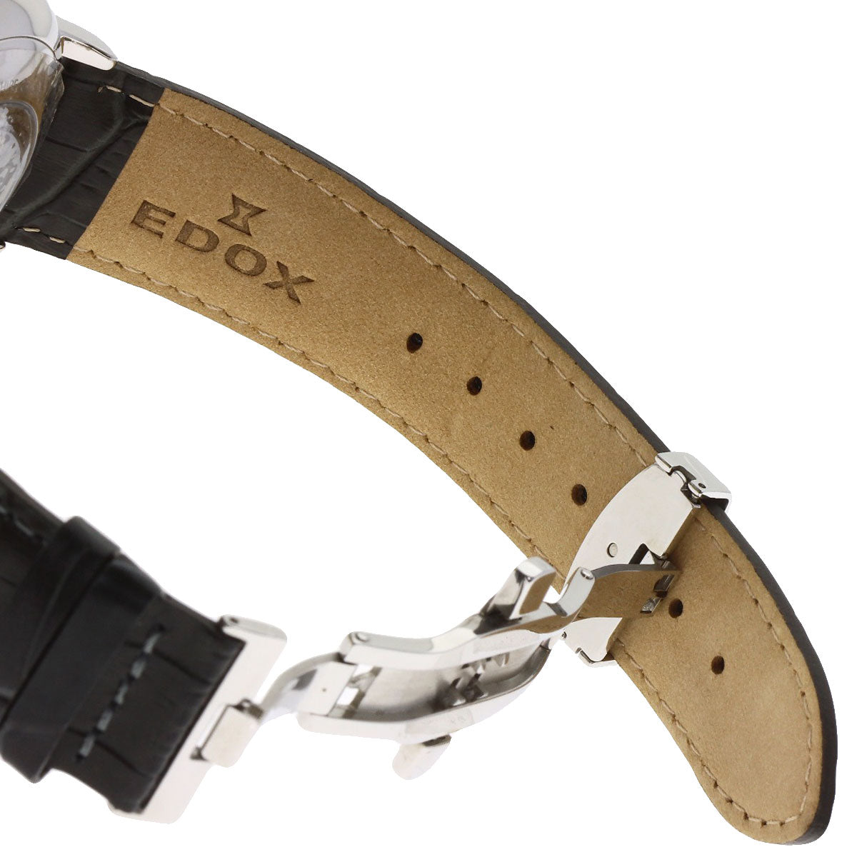 EDOX エドックス 01120-3-BUIN レ ベモン クロノグラフ 腕時計 SS メンズ 中古