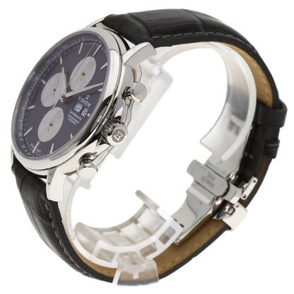 EDOX エドックス 01120-3-BUIN レ ベモン クロノグラフ 腕時計 SS メンズ 中古