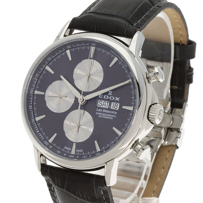 EDOX エドックス 01120-3-BUIN レ ベモン クロノグラフ 腕時計 SS メンズ 中古