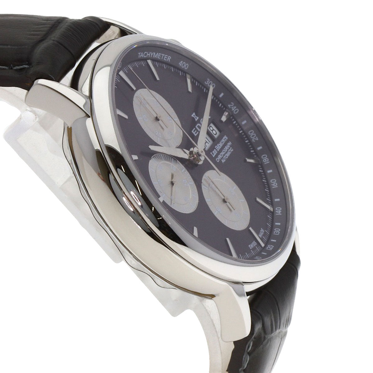 EDOX エドックス 01120-3-BUIN レ ベモン クロノグラフ 腕時計 SS メンズ 中古