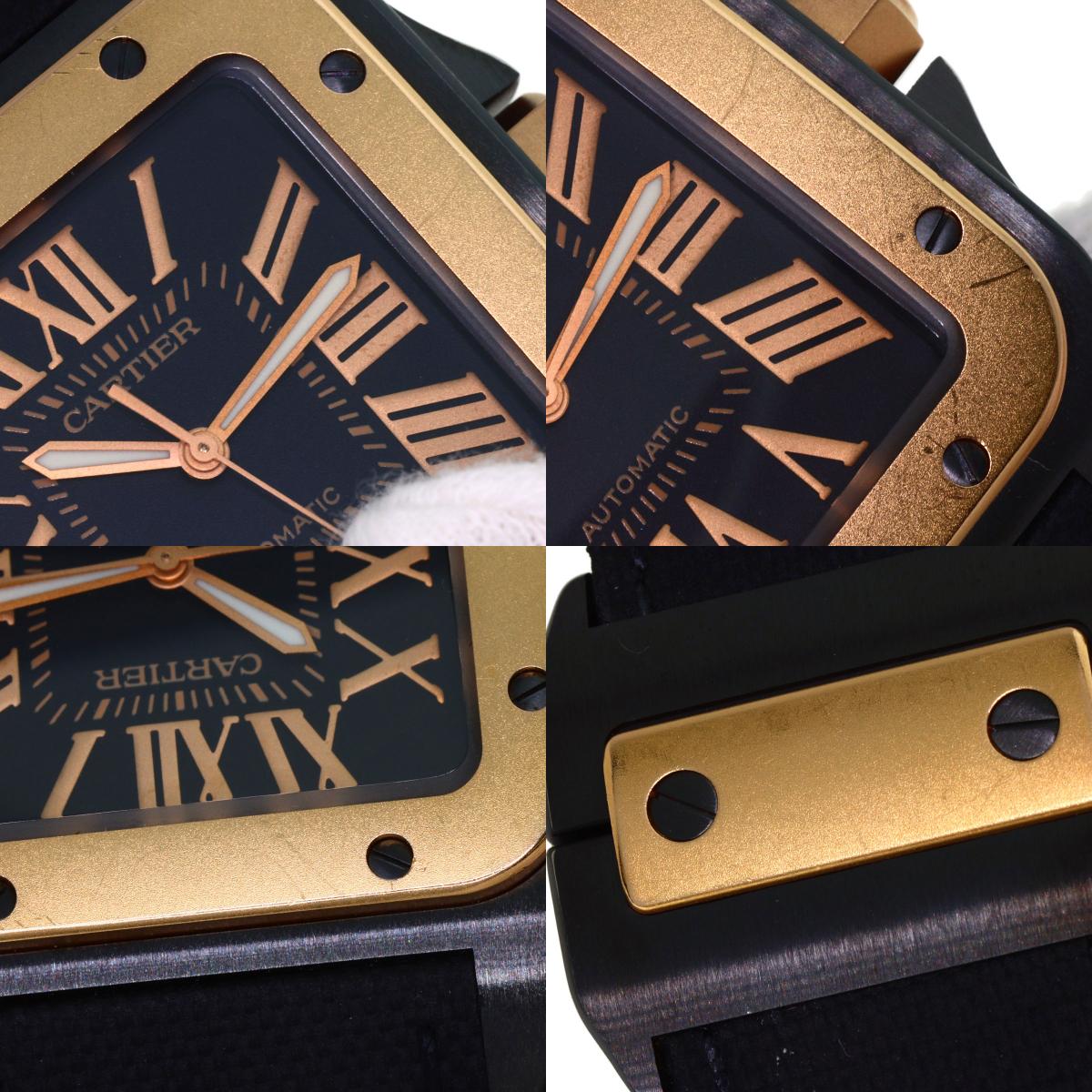 CARTIER カルティエ W2020009 サントス 100LM 腕時計 SS メンズ 中古