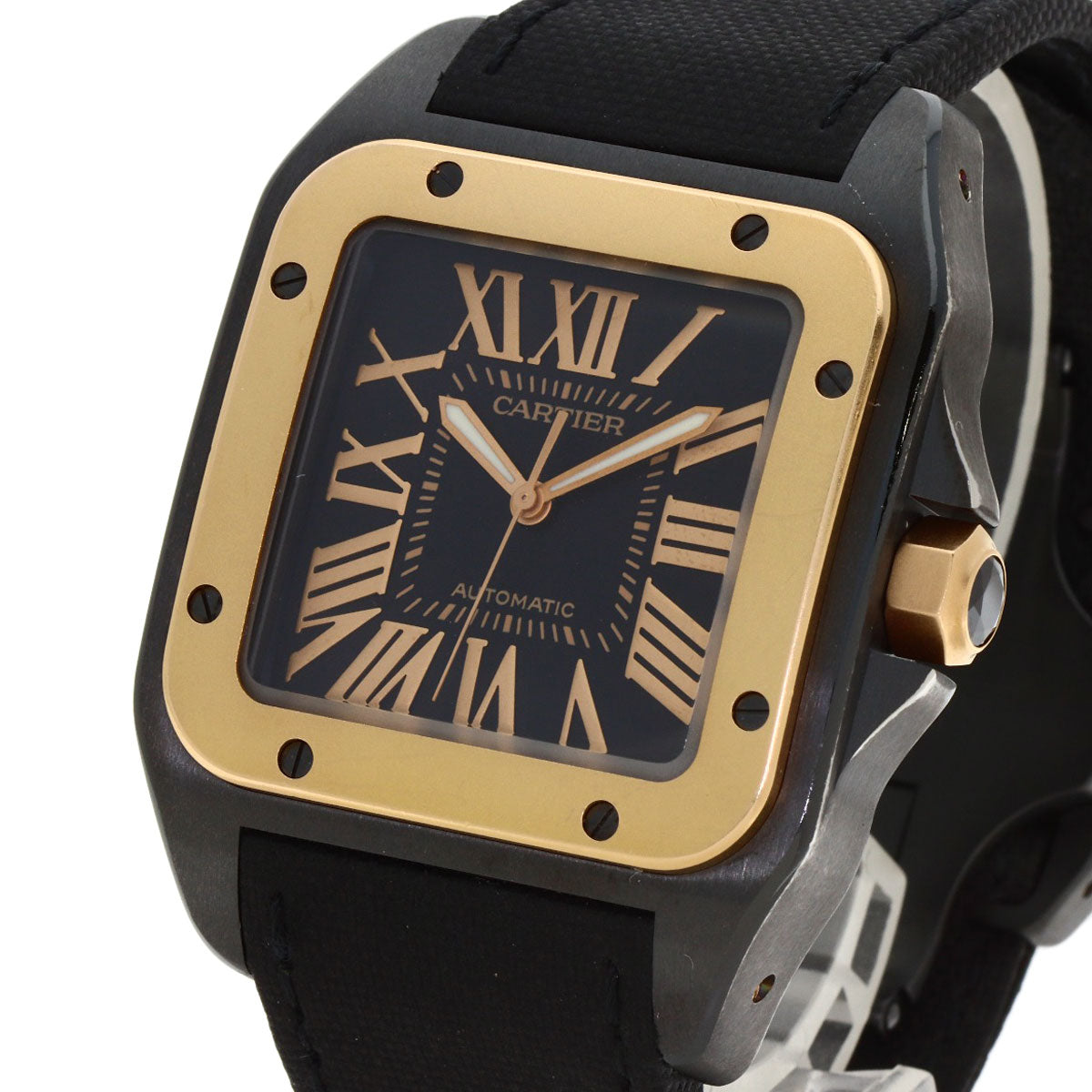 CARTIER カルティエ W2020009 サントス 100LM 腕時計 SS メンズ 中古