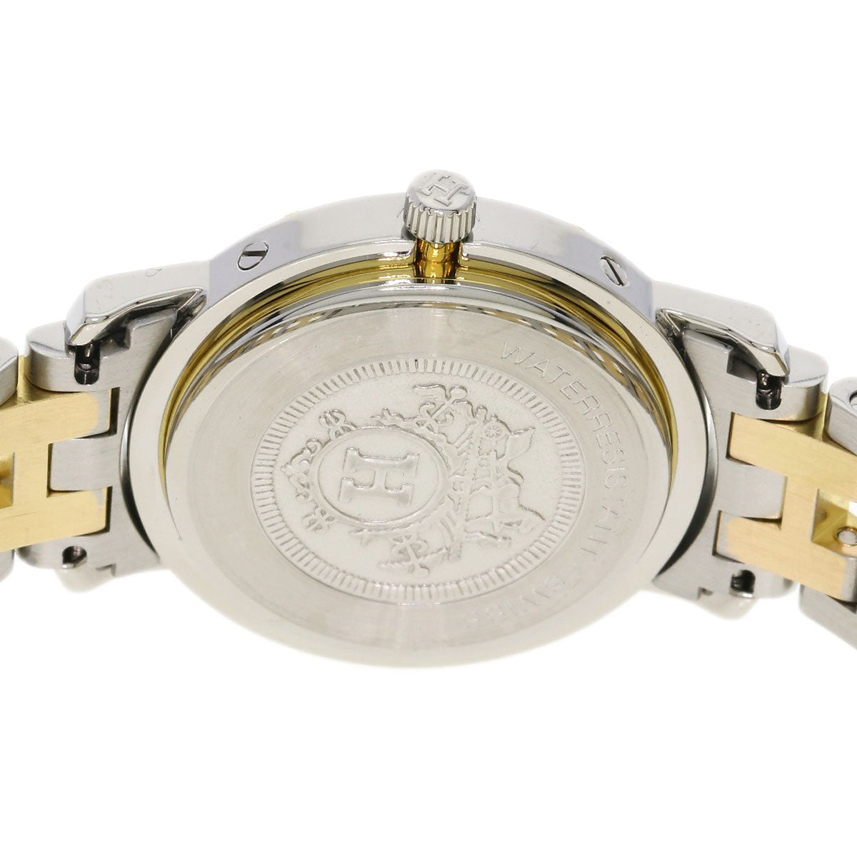 HERMES エルメス クリッパー 腕時計 SS レディース 中古