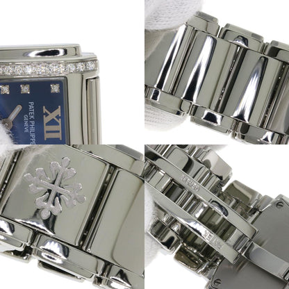 PATEK PHILIPPE パテックフィリップ 4910/10A-012 Twenty-4 ダイヤモンド 腕時計 SS レディース 中古