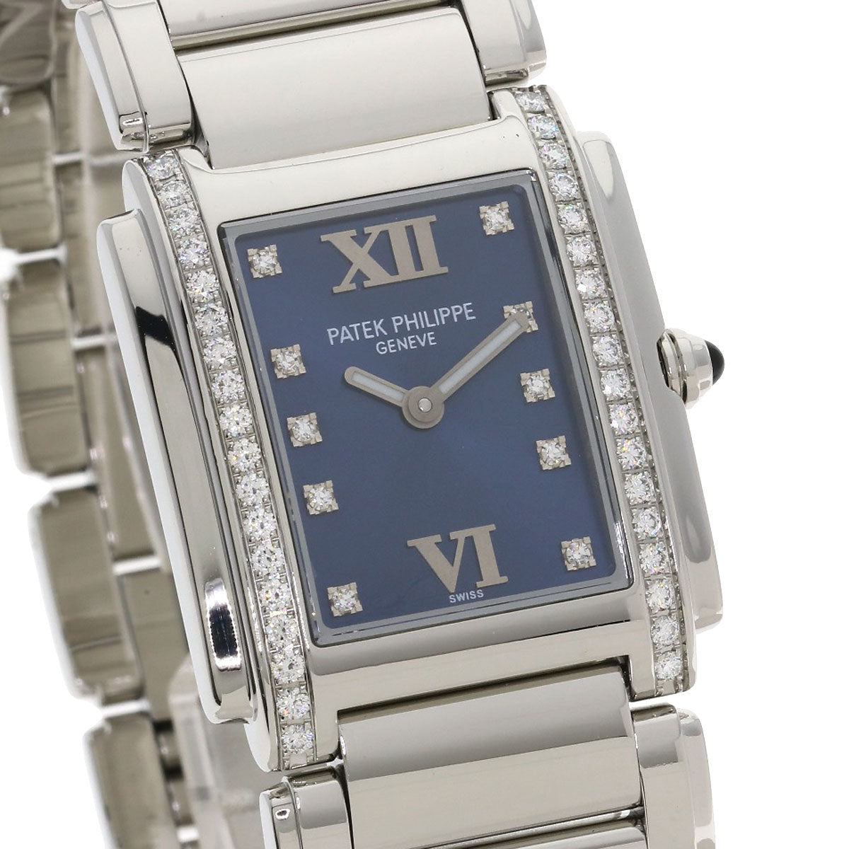 PATEK PHILIPPE パテックフィリップ 4910/10A-012 Twenty-4 ダイヤモンド 腕時計 SS レディース 中古